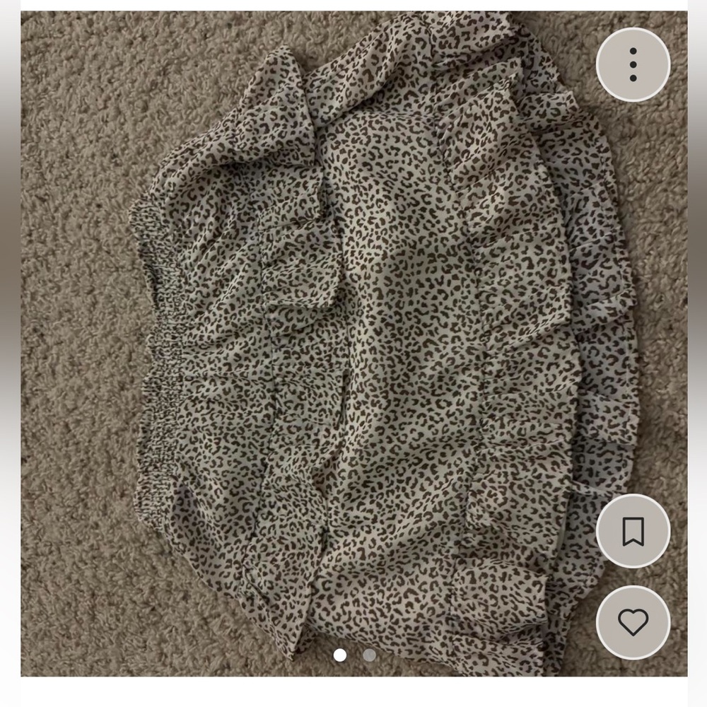 alters state skirt cheetah print M
